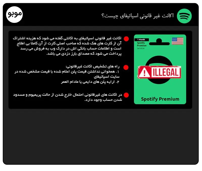 تفاوت اکانت قانونی و غیر قانونی اسپاتیفای و نحوه تشخیص آن