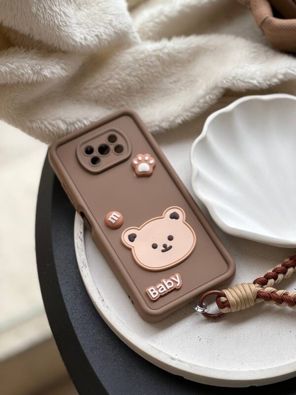 قاب Baby Bear با بند طنابی سامسونگ و شیائومی (کدC1655)