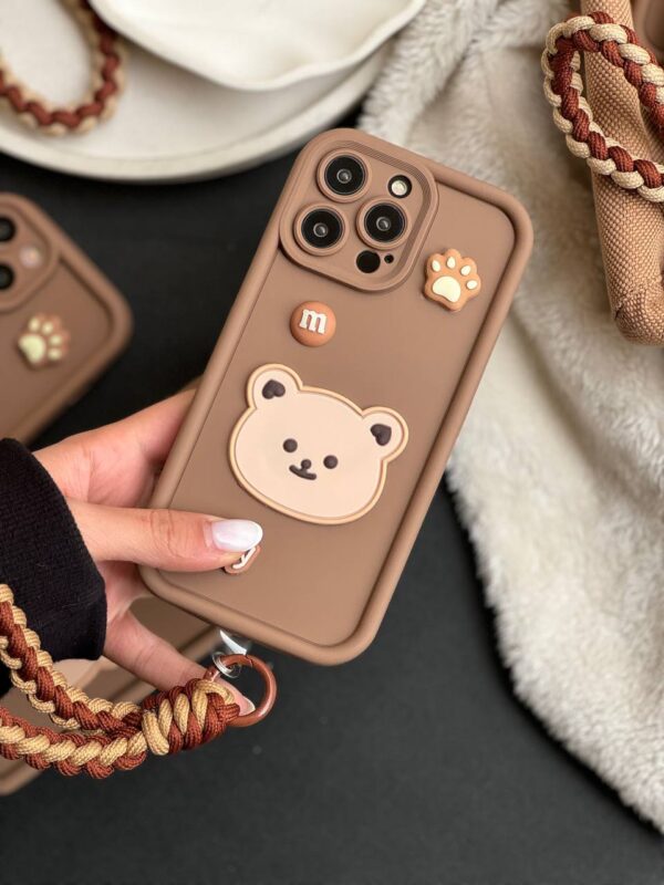 قاب Baby Bear با بند طنابی سامسونگ و شیائومی (کدC1655)