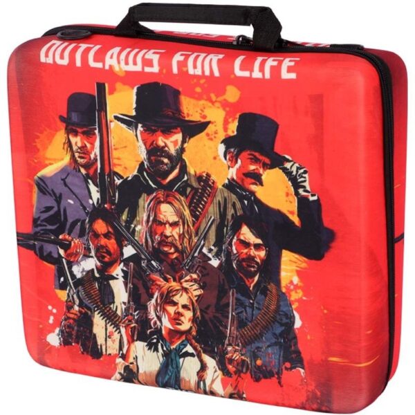 کیف کنسول بازی PS4 طرح Red Dead Redemption 2 کد 12 ا Play Station 4 Cover Bag