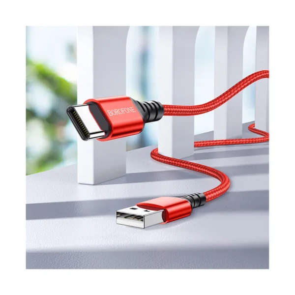 کابل تبدیل USB به USB-C بروفون مدل BX54 طول 1 متر