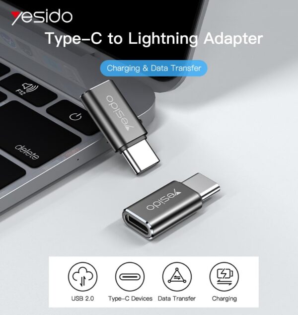 تبدیل Lightning به Type-C یسیدو YESIDO GS22