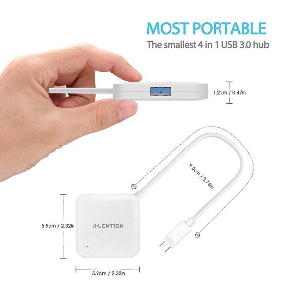 اداپتور hub usbc to usb