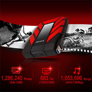 هارد اکسترنال ای دیتا مدل HD710 Pro ظرفیت 2 ترابایت